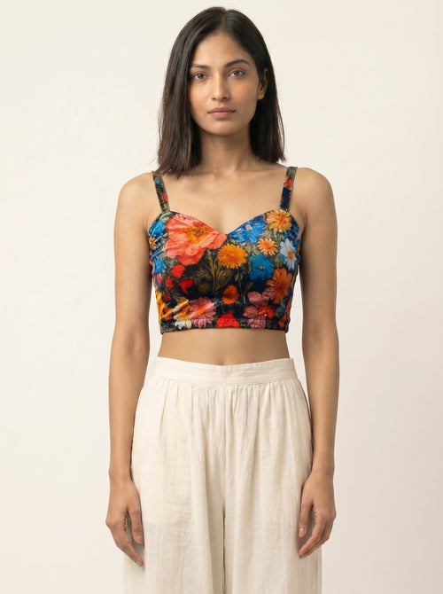 Flower Disorder Crop Top